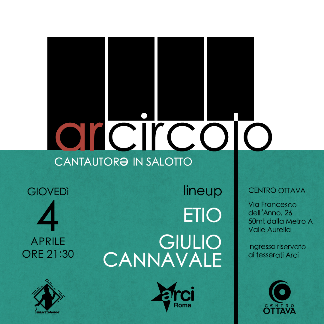 "Ar Circolo - Cantautorə in Salotto"