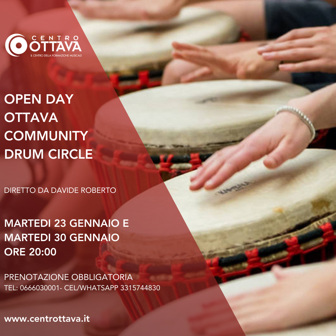 Open Day - Ottava Community Drum Circle - day 2