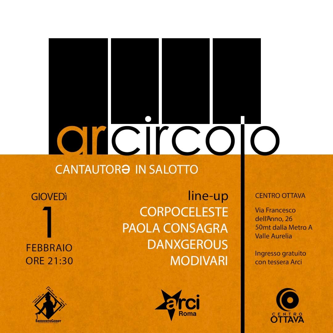 "Ar Circolo - Cantautorə in Salotto"