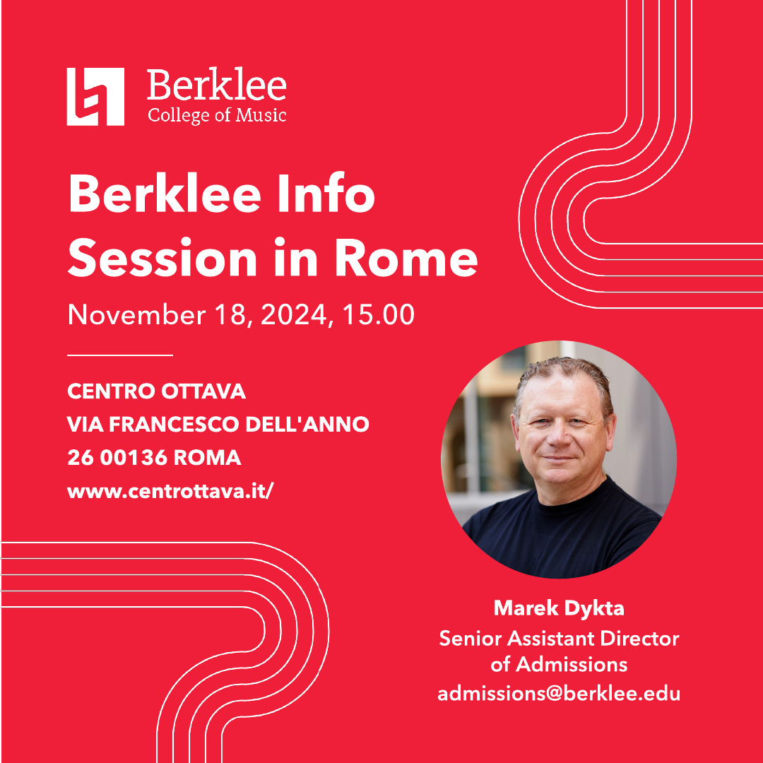Berklee Info Session in Rome @Centro Ottava